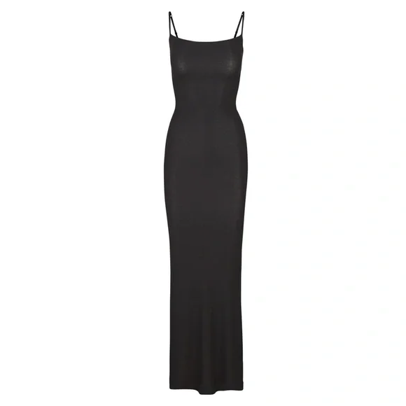 SKIMS SOFT LOUNGE LONG SLIP DRESS, Size Small, $80